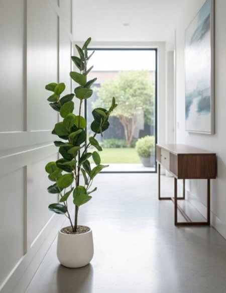 شجرة توت في قوارة أبيض 120 سم